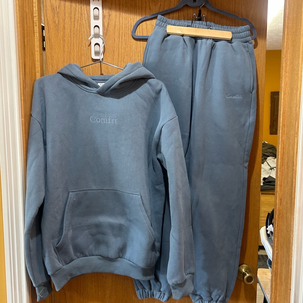Comfrt unisex Blue Hoodie and pants